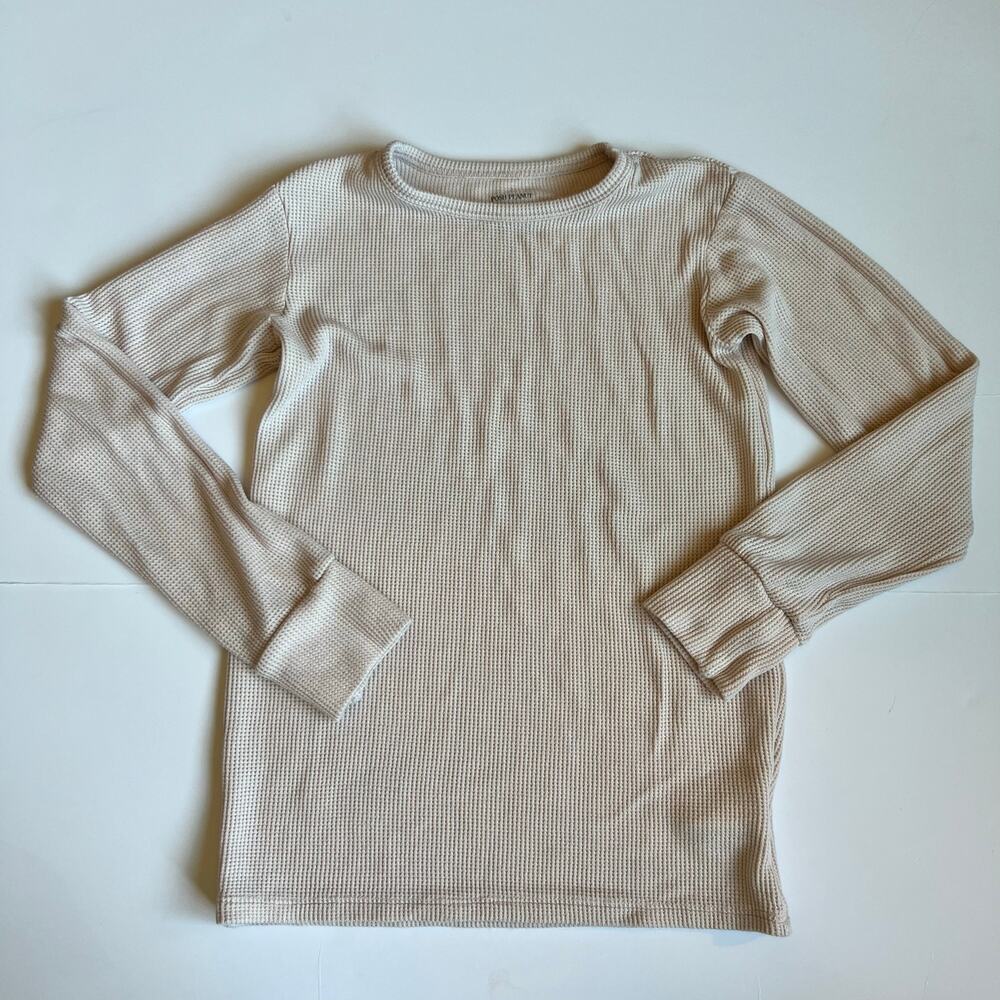 Posh Peanut Waffle Pajama Top - Picture 2 of 7